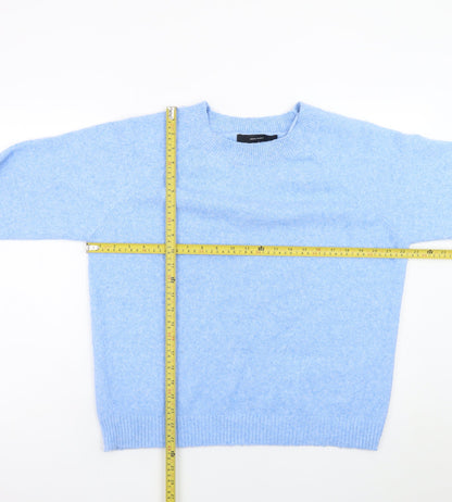 Vero Moda Womens Blue Crew Neck Pullover Jumper XL