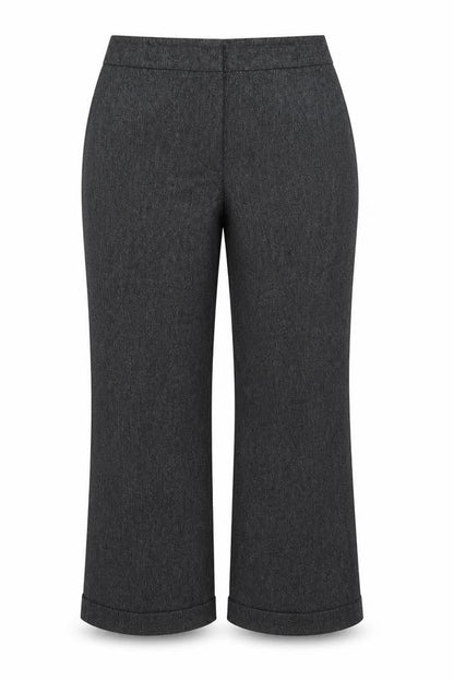 Florence + Fred Women Grey Size 18 Wide-Leg Dress Pants