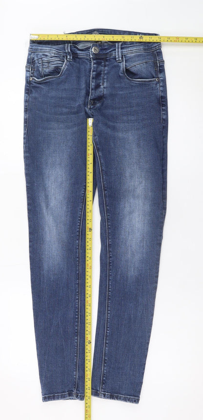 EJ DNM Men's Blue Slim Fit Stretch Denim Jeans Size 30R