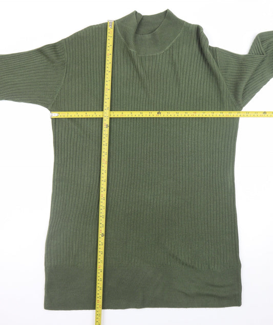 Marks and Spencer Women’s Green Knit Long Sleeve Jumper Dress L