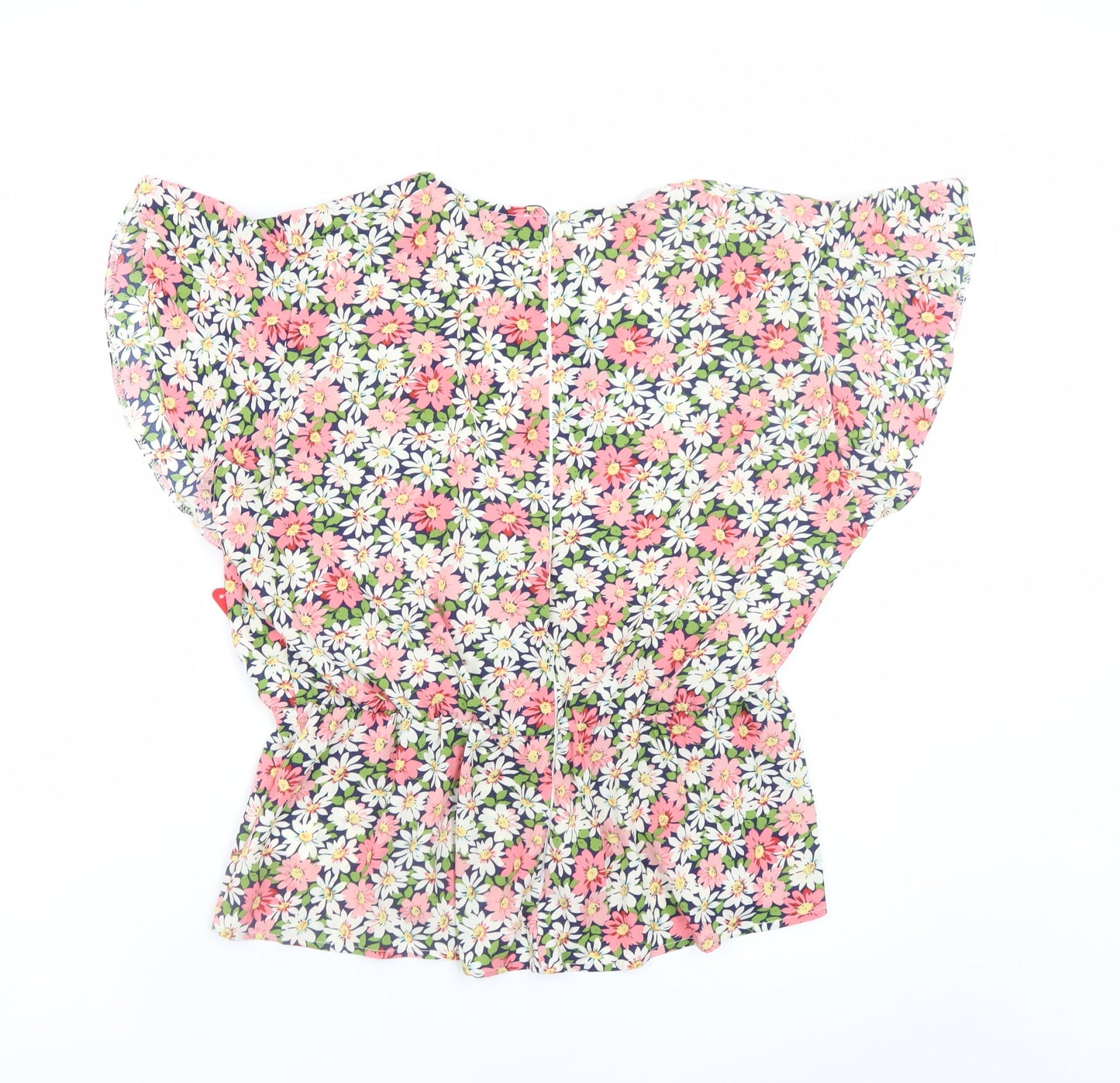 AX Paris Curve Women's Multicoloured Floral Wrap Blouse Size 18