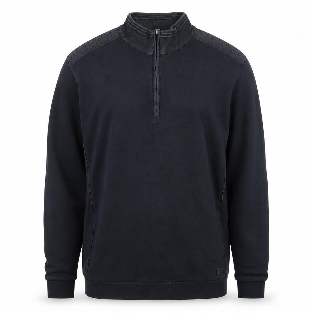 Hugo Boss Men's Black XL 1/2 Zip Pullover Sweatshirt
