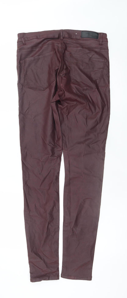 Vero Moda Women's Brown Skinny Jeggings L/32 Stretch Denim