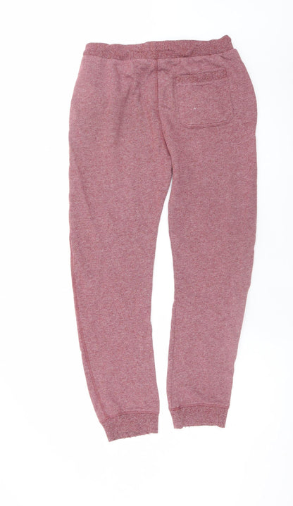 The Authentic Originals Boys Red Jogger Trousers 12-13 Years Cotton Blend