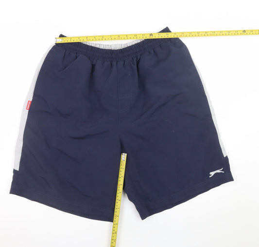 Slazenger Men's Navy Blue XL Athletic Shorts Quick Dry Polyester