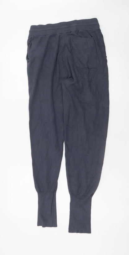 Brave Soul Men’s Blue Knit Jogger Trousers Size M