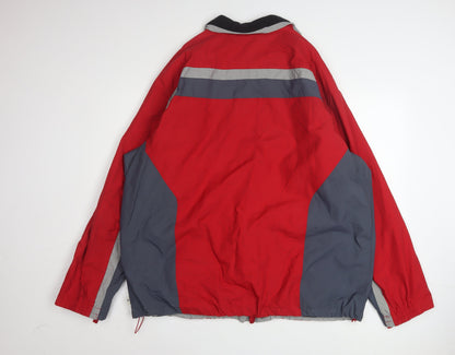 Columbia Men's Red XL Interchange Hooded Waterproof Outdoor Jacket