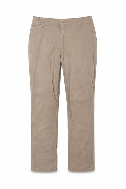 Lee Women's Beige Essential Chino Trousers Size 14 Regular Fit