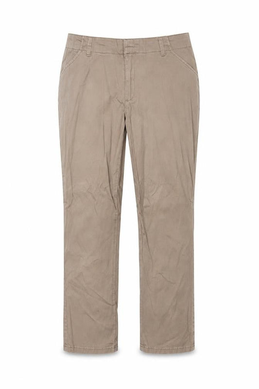 Lee Women's Beige Essential Chino Trousers Size 14 Regular Fit