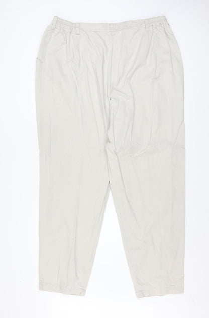 Lee Men’s Beige Cotton Pleated Chino Trousers Size L Relaxed Fit