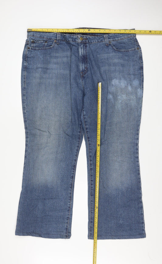 Levi Strauss & Co Mens Blue Straight Fit Denim Jeans M