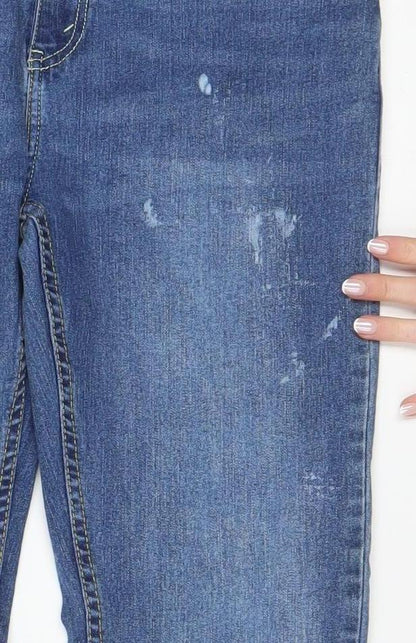 Levi's 511 Slim Women's Blue Mid Rise Stretch Denim Jeans Size 20