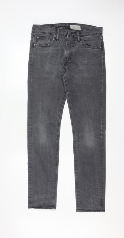 Levi's Men's Grey Slim Fit Straight Jeans W29 L32