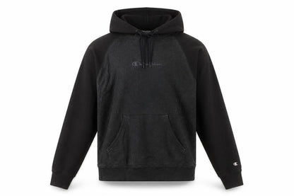 Champion Men's Black Pullover Hoodie Size S Fleece Regular Fit
