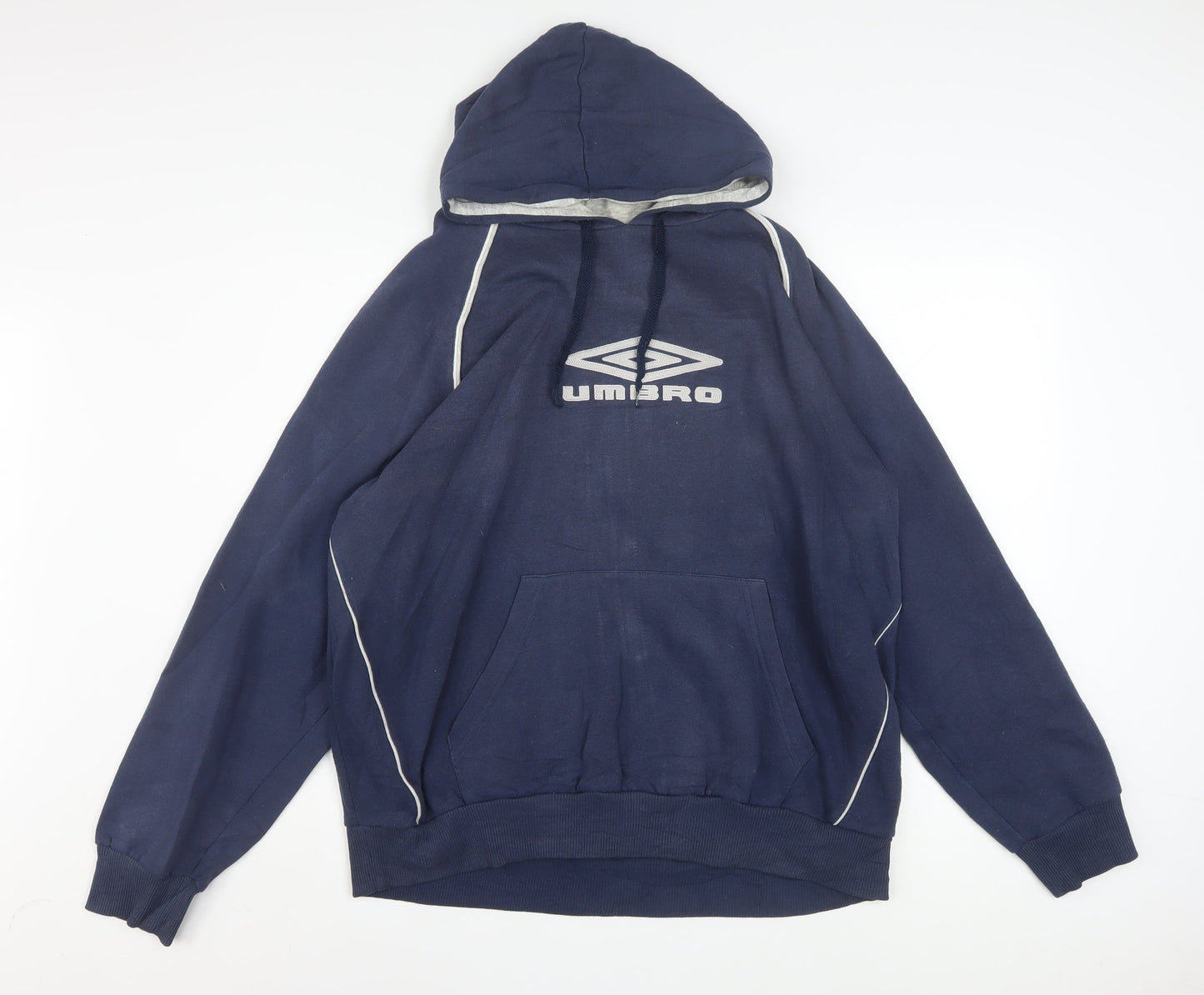 Umbro Men's Blue XL Pullover Hoodie Fleece Sportswear