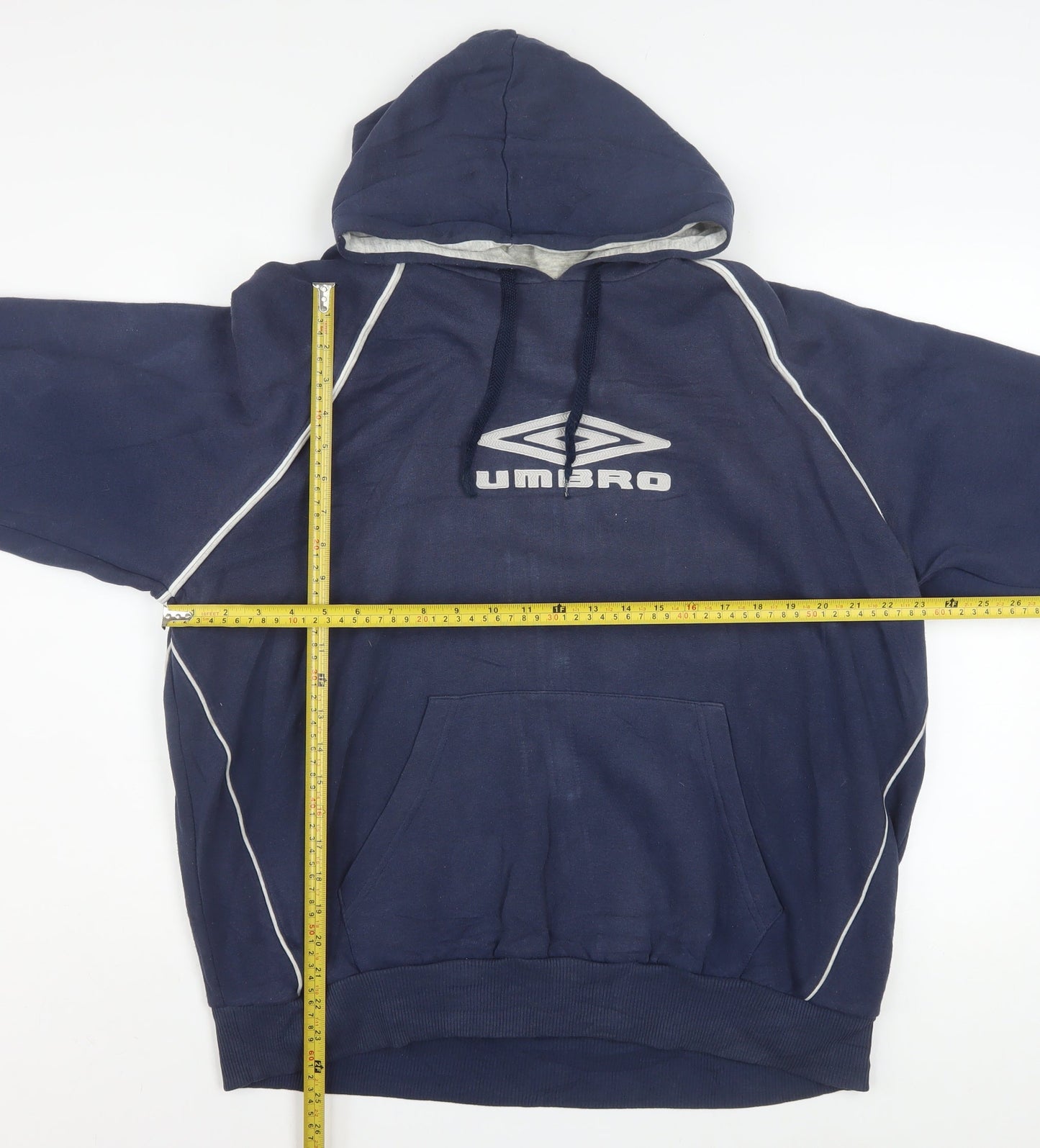 Umbro Men's Blue XL Pullover Hoodie Fleece Sportswear