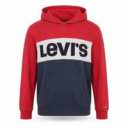 Levi's Men's Multicoloured Pullover Hoodie M Logo Cotton Sweatshirt
