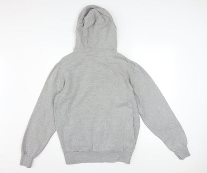 Ellesse Men's Grey Pullover Hoodie M Regular Fit Logo Fleece