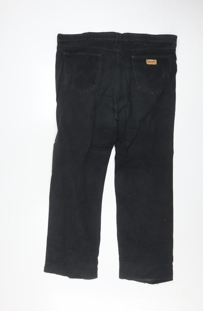 Wrangler Men's Black Texas Stretch Straight Jeans W40 L34