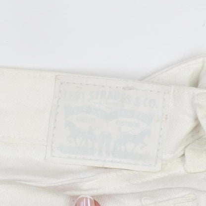 Levi's Women's White 711 Skinny Mid-Rise Jeans Size 28