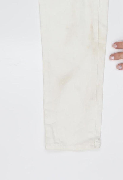 Levi's Women's White 711 Skinny Mid-Rise Jeans Size 28