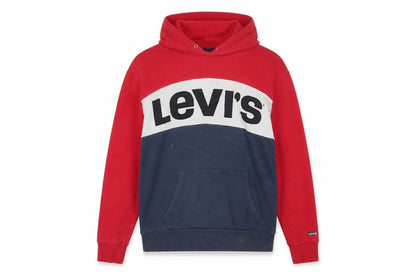 Levi's Men's Multicoloured Pullover Hoodie L Cotton Graphic Sweatshirt