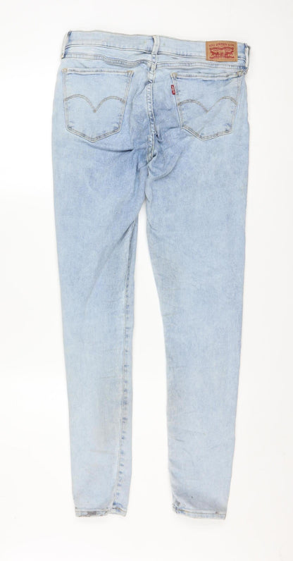 Levi's Women's Blue 710 Super Skinny Jeans Size 30 Mid Rise