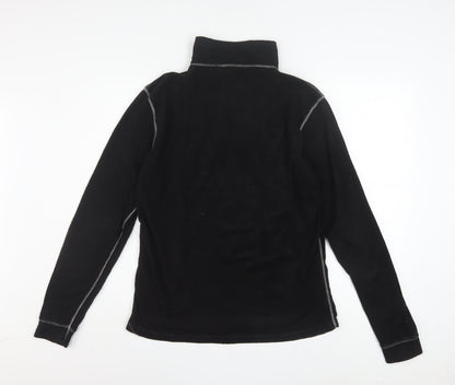 Umbro Men’s Black Fleece 1/4 Zip Pullover Sweatshirt L Sports Top