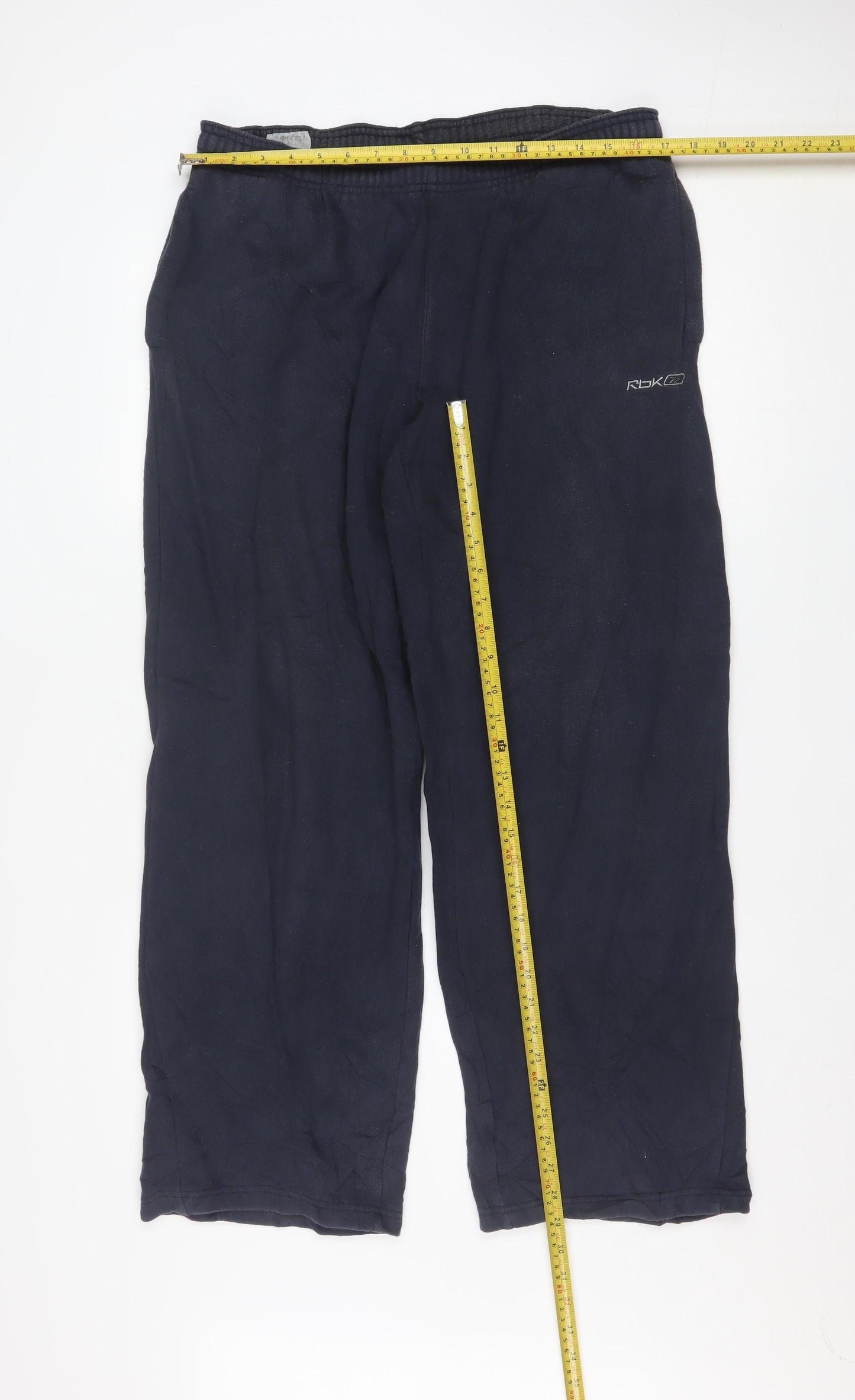 Reebok Men's Black M Jogger Sweatpants Polyester Cotton Blend