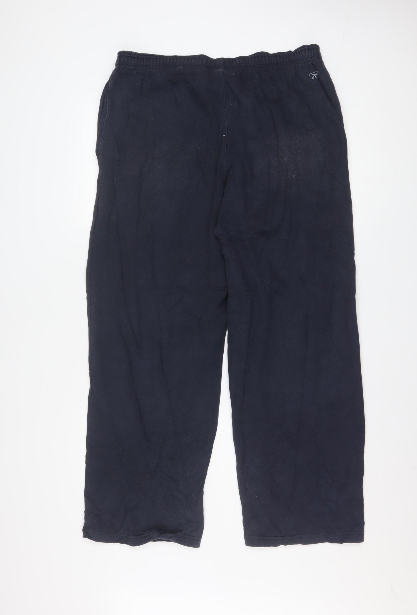 Reebok Men's Black M Jogger Sweatpants Polyester Cotton Blend