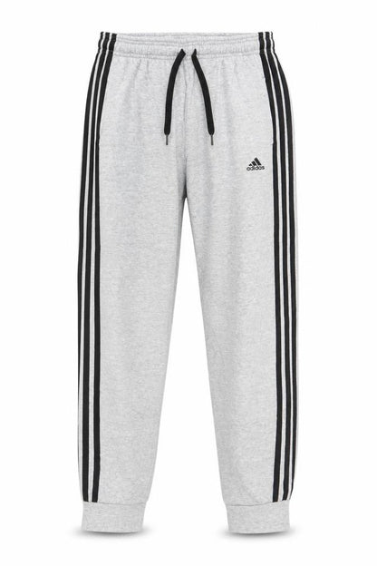 Adidas Boys Grey 13-14 Years Track Pants with Side Stripes & Drawstring Waist