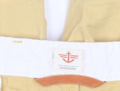 Dockers Men's Beige Chino Shorts Size 40 Cotton Casual