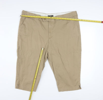 Lee Riders Men's Beige Chino Shorts 2XL 46in Waist Casual Cotton Stretch