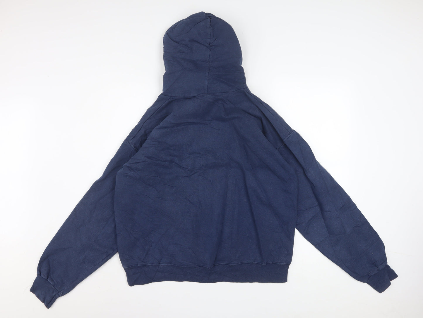 Thrasher Men’s Blue Pullover Hoodie M Flame Logo Skate Graphic