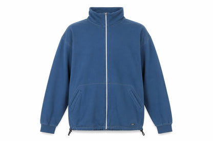 Asics Men's Blue XL Track Jacket Cotton Full Zip Activewear