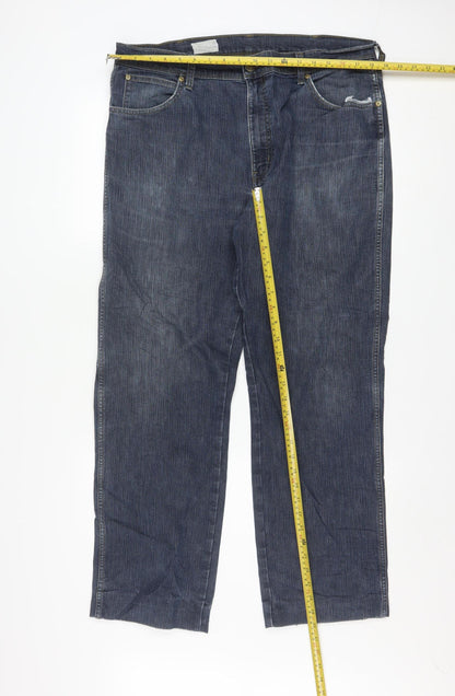 Wrangler Men’s Blue Regular Fit Straight Leg Jeans W38 L32