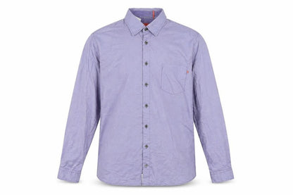 Hugo Boss Men's Purple Long Sleeve Regular Fit Button-Up Shirt L