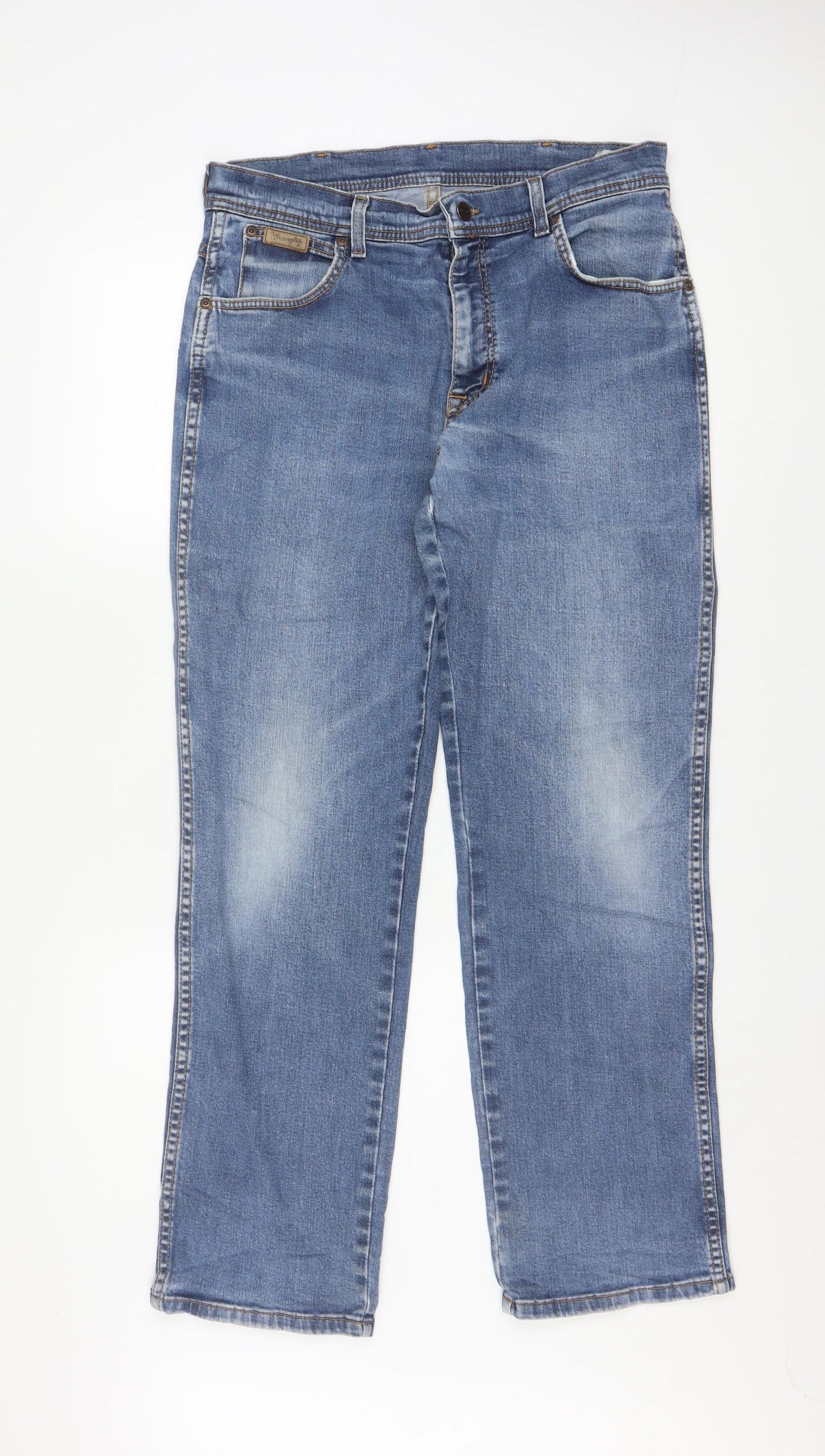 Wrangler Men's Blue Straight Leg Texas Stretch Jeans W34 L30