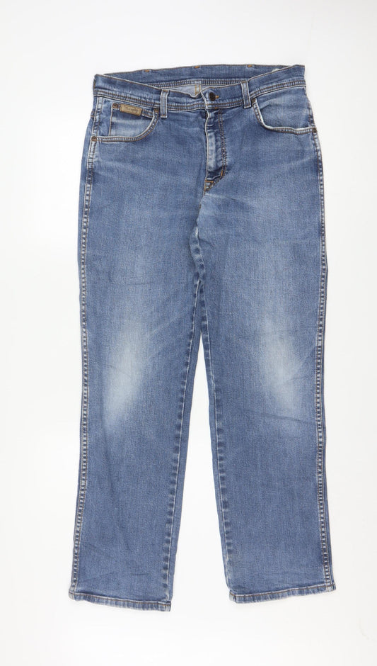 Wrangler Men's Blue Straight Leg Texas Stretch Jeans W34 L30