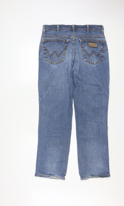 Wrangler Men's Blue Straight Leg Texas Stretch Jeans W34 L30