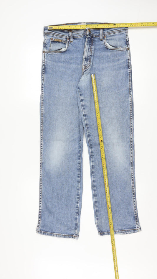 Wrangler Men's Blue Straight Leg Texas Stretch Jeans W33 L30