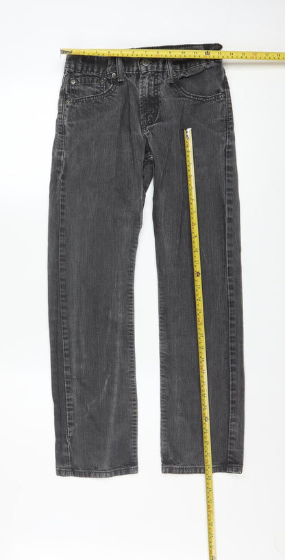 Levi's Women's Grey 513 Slim Straight Jeans Size 14 Regular 27in
