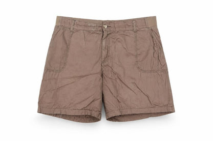 Lee Riders Men Brown Midrise Cargo Shorts Size M 37in Cotton Stretch
