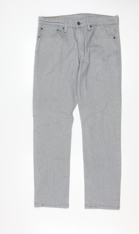 Levi Strauss & Co. Men’s Grey 511 Slim Fit Denim Jeans W34 L30