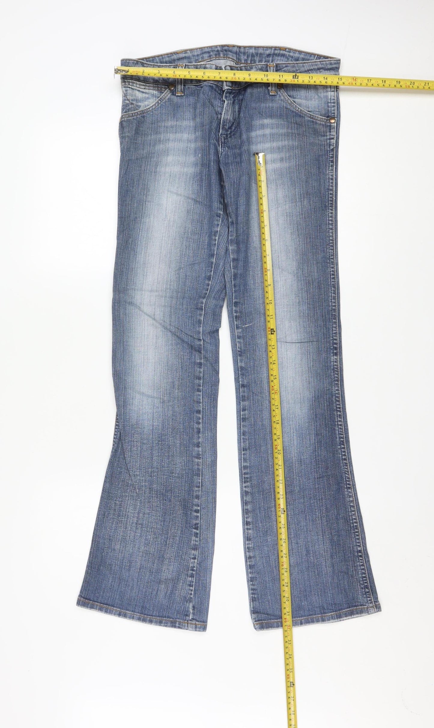 Wrangler Women’s Blue Bootcut Jeans Size 10 Regular Fit