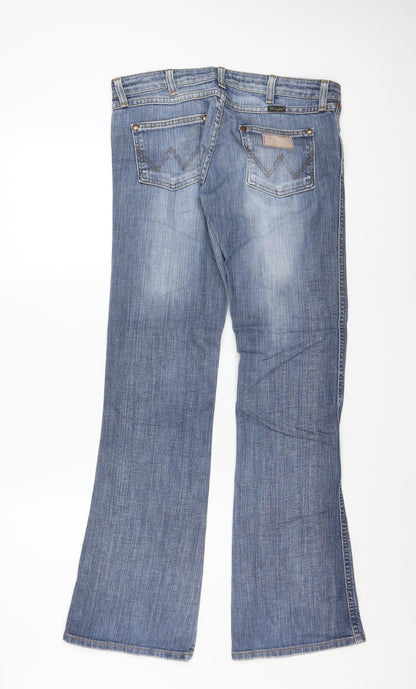 Wrangler Women’s Blue Bootcut Jeans Size 10 Regular Fit