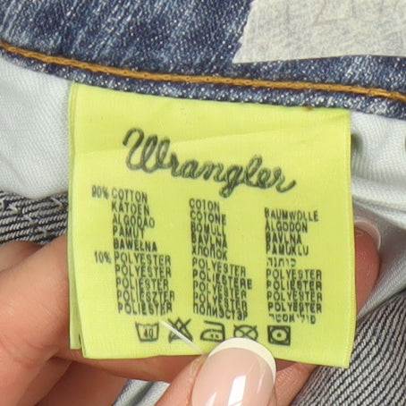 Wrangler Women’s Blue Bootcut Jeans Size 10 Regular Fit
