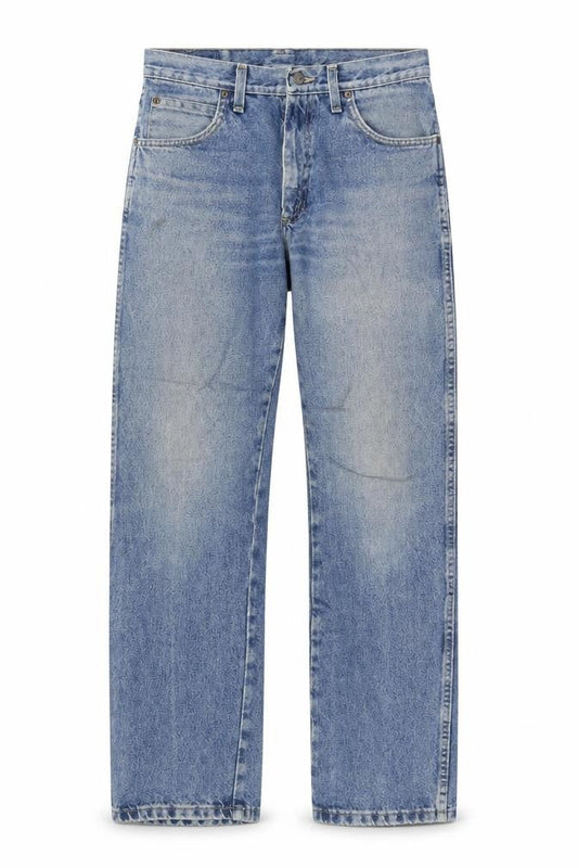 Wrangler Men's Blue Straight Denim Jeans 31W x 32L Classic Regular Fit