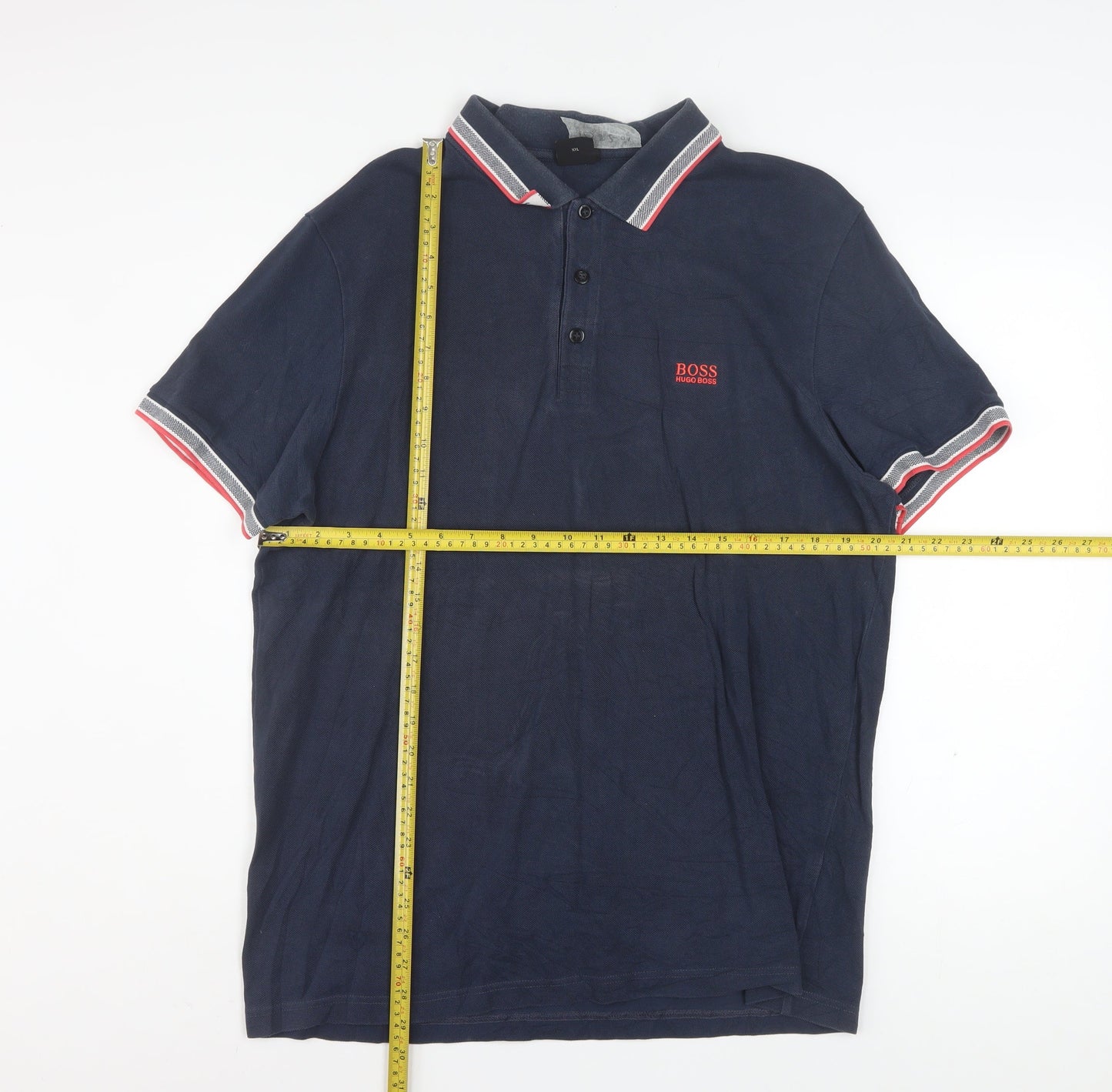 Hugo Boss Mens Blue 2XL Regular Fit Polo Shirt