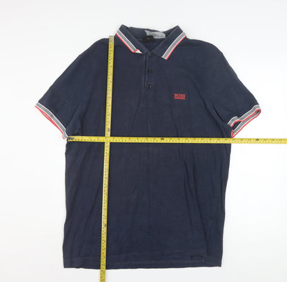 Hugo Boss Mens Blue 2XL Regular Fit Polo Shirt